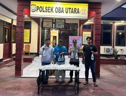 Lagi, Polsek  Oba Utara Ringkus  Pelaku Pengedar Miras  dari Halbar 