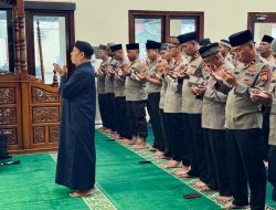 Polairud Polda Maluku Utara Gelar Sholat Ghaib, Istighosah dan Doa Bersama Sambut HUT ke-75