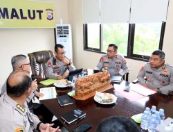 Evaluasi Kinerja, Kapolda dan Wakapolda Gelar Coffee Morning bersama PJU Polda Malut