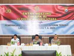 Kapolda Maluku Utara Minta Jajaran Terbuka dalam Audit BPK RI
