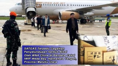 Serbuk Nikel yang Diselundupkan WNA di Bandara PT IWIP Ternyata Tidak Dilengkapi Dokumen