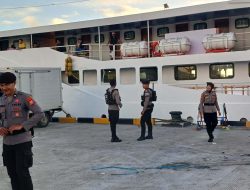 Operasi Pekat Hari Pertama, Polda Malut Gelar Patroli di Pelabuhan Sofifi