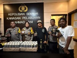 Polsek Ahmad Yani Ternate Kembali Sita Miras dari Manado