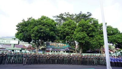 Danrem 152/Baabullah Pimpin Upacara Hari Juang TNI AD 2025 di Ternate