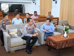 Kapolda Malut Gelar Kunjungan dan Silaturahmi ke Sejumlah Gereja di Kota Ternate 