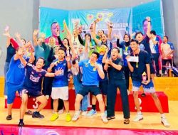 Pasangan Zulkarnain/ IPTU Suherman Raih Juara 1 Turnamen Bulutangkis Kejurkot II Piala Wali Kota Tidore 2025
