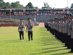 Kapolda Maluku Utara Lantik 128 Bintara Polri di SPN Gurabati Tidore