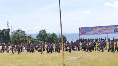 Momen Haru Kapolda Malut hingga Teteskan Air Mata di Pelantikan 128 Siswa Bintara Polri