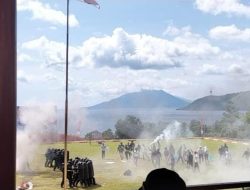 Usai Dilantik, Bintara Muda di SPN Polda Maluku Utara Diterjunkan Bubarkan Massa Aksi