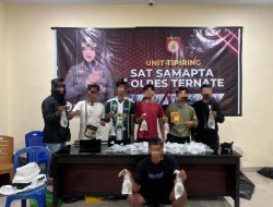 Diduga Edarkan Miras, Pria di Dufa- dufa Ternate Ditangkap Polisi