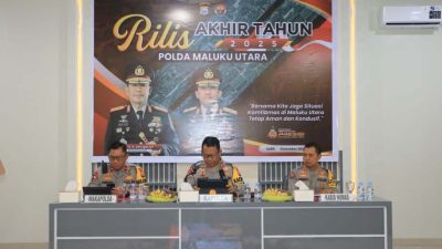 Kasus Kriminalitas di Maluku Utara Turun 2,6 Persen Sepanjang 2025