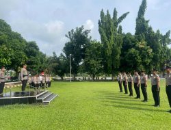 Kapolres Halmahera Utara Pimpin Korps Raport, 41 Personel Naik Pangkat