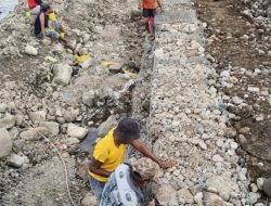 Talud Bronjong DAS Tahane Rampung, NHM Peduli Dukung Perlindungan Pemukiman Warga