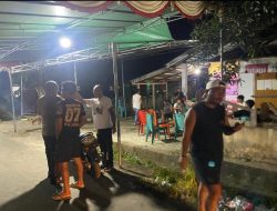 Polsek Tobelo Selatan Bubarkan Pesta Miras Dengan Bunyi Musik Ganggu Keyamanan Warga Desa Kakara B.