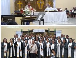 Bupati Halut Piet Hein Babua Hadiri Ibadah Tutup Tahun di Gereja Rehobot Gamhoku Pale