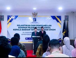 Pelantikan Pejabat Manajerial, Spirit Baru Kinerja Layanan Kemenkum Malut