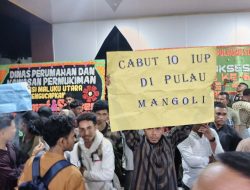 Bentangkan Spanduk Penolakan 10 IUP Pulau Mangoli di Pembukaan Kongres PP HPMS Ke-4, Seorang Mahasiswa Dipukul