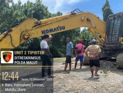 Polda Maluku Utara Gandeng ESDM dan PTSP Dalami Dugaan Kasus Galian Pasir Ilegal di Halsel