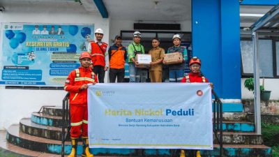 Respon Banjir di Halbar, Harita Nickel Kirim Bantuan Logistik serta Terjunkan Emergency Response Team