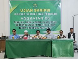 77 Mahasiswa STAI Babussalam Sula Maluku Utara Ikuti Yudisium Tahun Akademik 2025-2026
