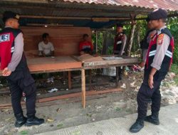 Jaga Kamtibmas, Sat Samapta Polres Haltim Rutin Gelar Patroli Dialogis di Sejumlah Titik
