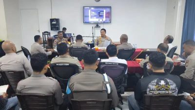 Jelang Ramadhan, Polres Sula Ikuti Zoom Lat Pra Ops Pekat Kie Raha I TA 2026