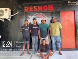 Sempat Buron, Satu Pelaku Persetubuhan Anak Dibawah Umur Berhasil Diringkus Tim Resmob Polres Halsel