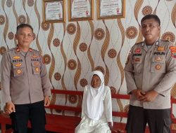 Nenek Asal Halmahera Timur Tersesat Salah Naik Kapal, Kini Diamankan di Polsek Lirung