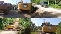 Dua Excavator Tembus Dorume, Tim Teknis PUTR Halut Taklukkan Longsoran Gunung Mangga