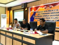 Biro Rena Polda Malut Perkuat Kualitas Perencanaan Anggaran, Tekankan Evaluasi sebagai Kunci Efektivitas