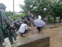 Rumah Terendam Banjir, Ratusan Warga di Desa Gamomeng Halbar Mengungsi