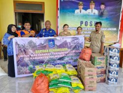 Pemerintah Kecamatan Tobelo Salurkan Bantuan kepada Korban Bencana Alam di Halut