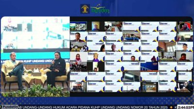 Kemenkum Malut Ikuti Webinar KUHAP, Perkuat Reformasi Hukum Nasional