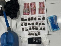 Edarkan Ganja dan Sabu, Pria di Kalumata Diciduk Satresnarkoba Polres Ternate