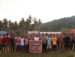 Polres Halsel dan PUPR Bangun Jembatan Merah Putih, Perkuat Akses Warga Desa Kaireu