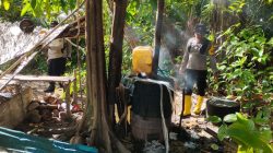 Menjelang Ramadhan 2026, Polsek Gane Barat Kembali Musnahkan Puluhan Liter Miras