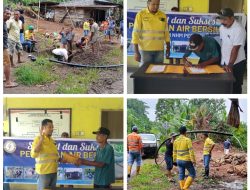 800 Meter Pipa Terpasang, Warga Desa Pasir Putih Kembali Nikmati Air Bersih