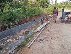 BWS Malut Bangun Bendungan Irigasi Di atas Lahan Sengketa