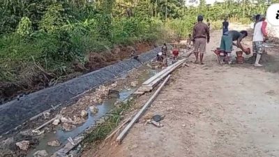 BWS Malut Tegaskan Pekerjaan Peningkatan Jaringan Irigasi di Tilope Halteng Sesuai RAB