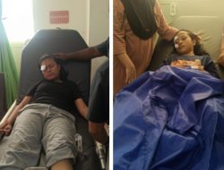 Kakak Beradik Dilarikan ke RSUD Usai Ditabrak Oknum Anggota Satlantas Polres Halteng