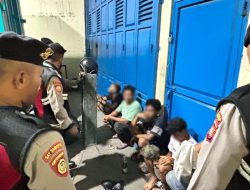 Polres Ternate Amankan Sekelompok Pemuda Konsumsi Miras Ilegal dan Buat Keributan