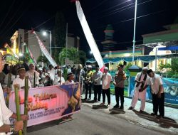 Polres Halteng Apel Gabungan Amankan Pawai Takbiran Idul Fitri 1447 H