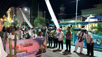 Polres Halteng Apel Gabungan Amankan Pawai Takbiran Idul Fitri 1447 H