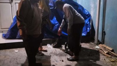 Resmob Polsek Ternate Utara Bongkar Persembunyian Miras di Balik Tong Sampah