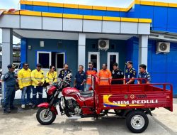 Atasi Sampah NHM Serahkan Motor Viar ke Pelabuhan Sofifi