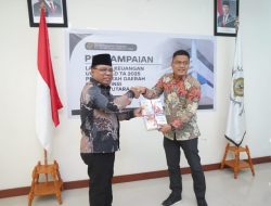 Bupati Halut Serahkan LKPD Unaudited  TA 2025 Kepada BPK RI