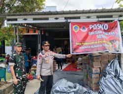 Danrem 152/Baabullah Bersama Kapolda Malut  Pantau Penyaluran Bantuan di Patani Barat