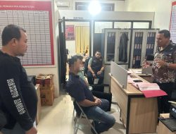 Polda Malut Serahkan Tersangka dan Barang Bukti Kapal Tenggelam di Halsel