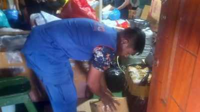 Polairud Sula Sita Puluhan Botol Miras di Atas KM Uki Raya