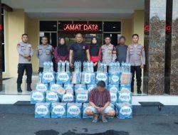 Polres Ternate Amankan Ribuan Botol Miras dan Tiga Terduga Pelaku 
